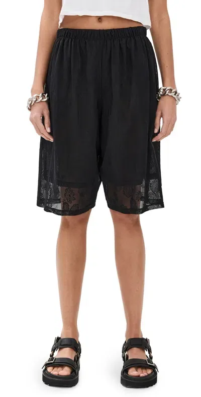 Conner Ives Airtex Lace Basketball Shorts Black