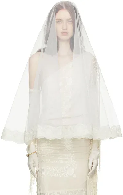 Conner Ives Ssense Exclusive White Veil