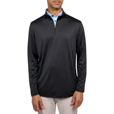 Construct Con.struct Melange Performance Quarter Zip In Black