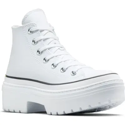 Converse White Chuck Taylor All Star Lugged Platform Sneakers