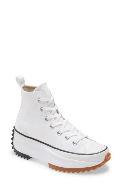 Converse Run Star Hike Sneakers In 白色