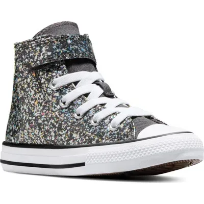 Converse Kids' Chuck Taylor® All Star® 1v High Top Sneaker In Dark Matter/white/black