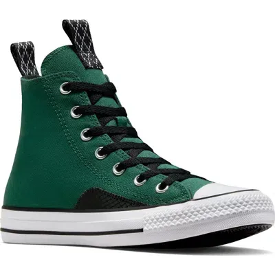 Converse Kids' Chuck Taylor® All Star® High Top Sneaker In Green Envy/black/white