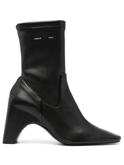 Coperni 90mm Low Bridge Boots In Black