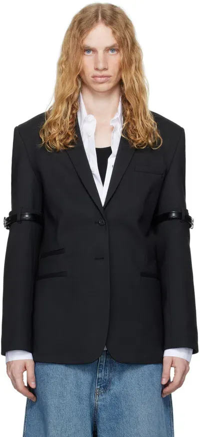 Coperni Black Hybrid Oversized Blazer