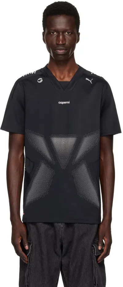 Coperni Black Puma Edition Football Jersey T-shirt