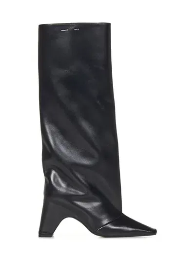 Coperni Bridge Knee High Boots In Black