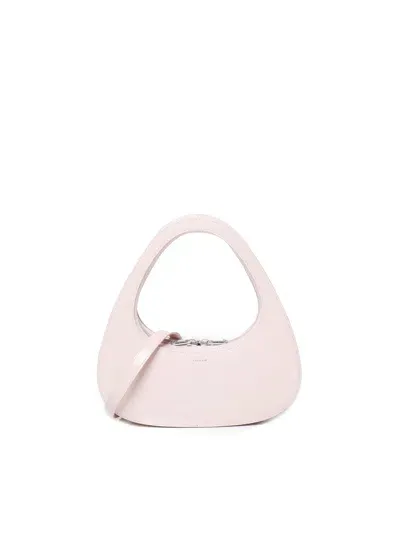 Coperni Gloss Crossbody Baguette Bag In Pink