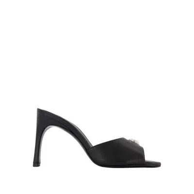 Coperni Logo Mules -  - Black - Leather