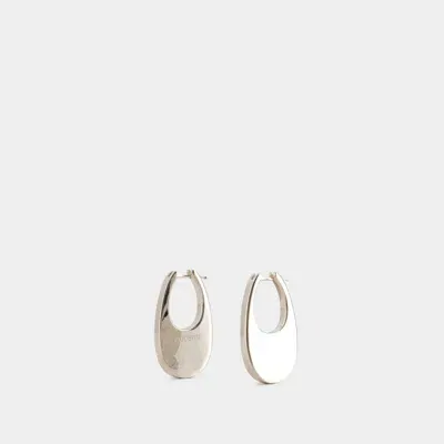 Coperni Medium Swipe Earrings -  - Metal - Silver