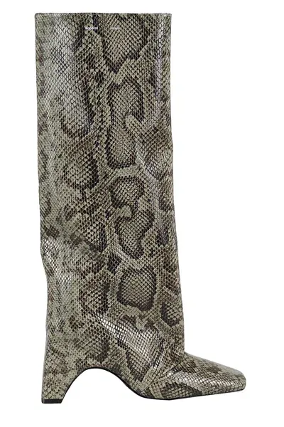 Coperni Python Printed Bridge Boot In Multi