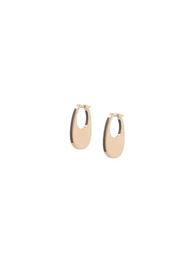 Coperni "swipe" Medium Earrings In Gold