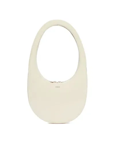 Coperni Swipe Zipped Shoulder Bag In White