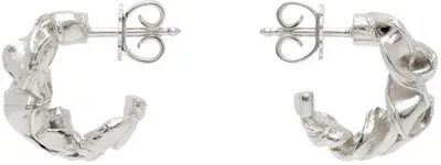 Corali Silver Pelagos Hoop Earrings