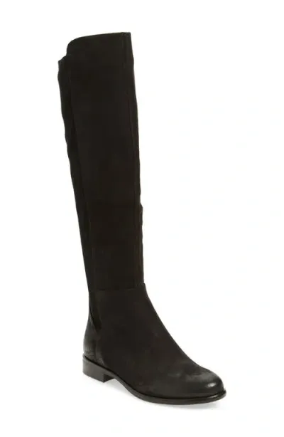 Cordani Bethany Over The Knee Boot In Black Nubuck