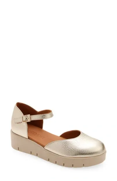 Cordani Sandie Platform D'orsay Pump In Platino