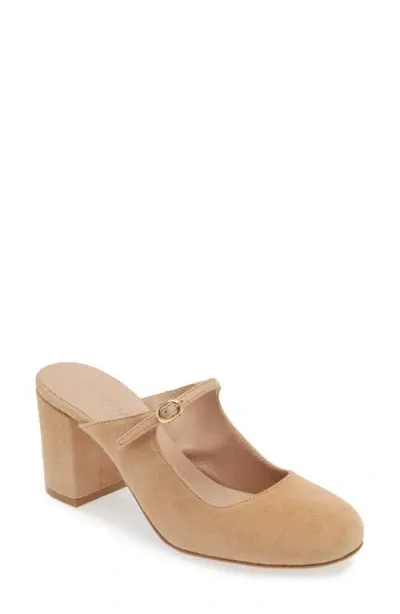 Cordani Shayna Mary Jane Mule In Camel Suede