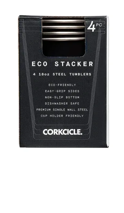 Corkcicle Eco Stacker 4 Pack In Gray