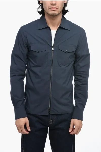 Corneliani 2-pocket Shirt With Zip Closure