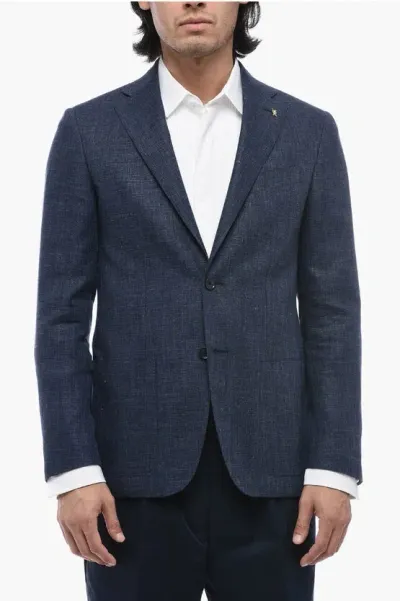 Corneliani Cc Collection Half-lined Refined Blazer With Welt Pockets In Gray