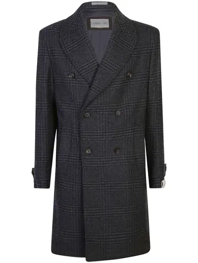 Corneliani Coats In Grey