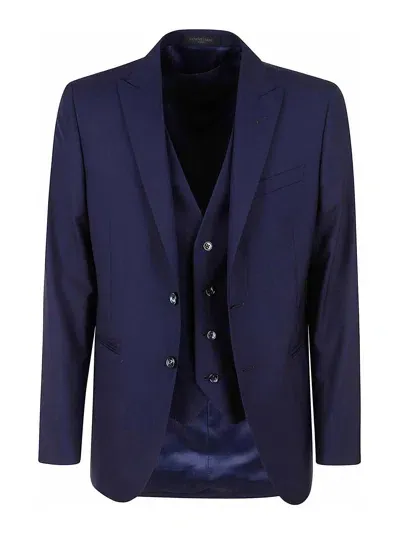 Corneliani Dress In Blue