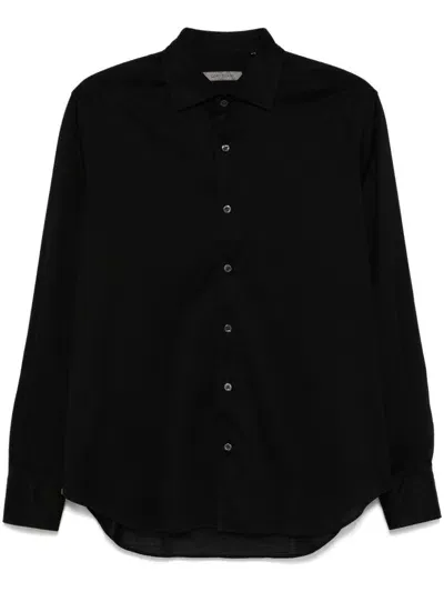 Corneliani Jersey Shirt In Black