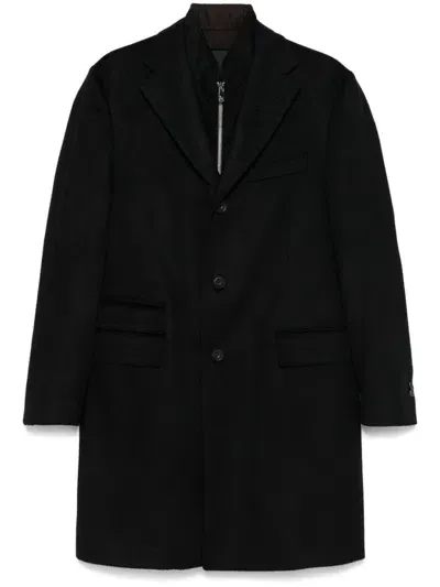 Corneliani Beaver Coat In Black