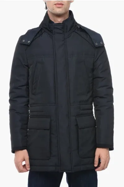 Corneliani Removable Hood Padded Jacket