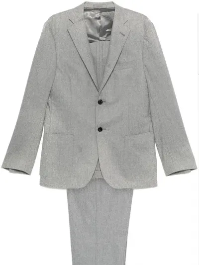 Corneliani Single-breasted Suit In Grey