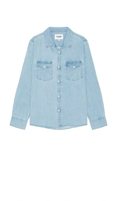 Corridor Denim Long Sleeve Shirt In Indigo