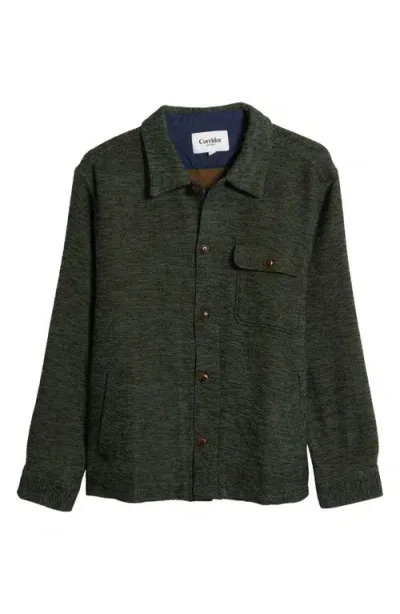 Corridor Latane Military Shirt Jacket In Green