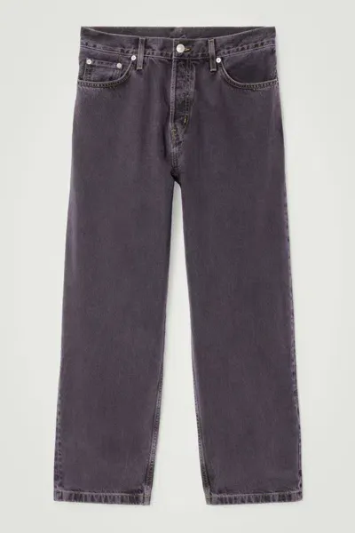 Cos Dome Straight-leg Jeans In Purple