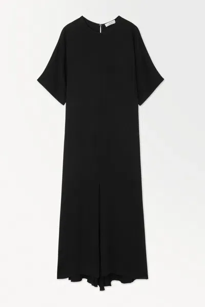 Cos The Fluid T-shirt Dress In Black