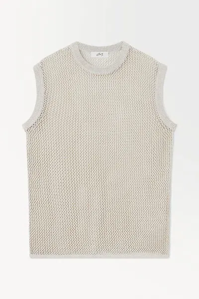 Cos The Oversized Fishnet Tank In Beige