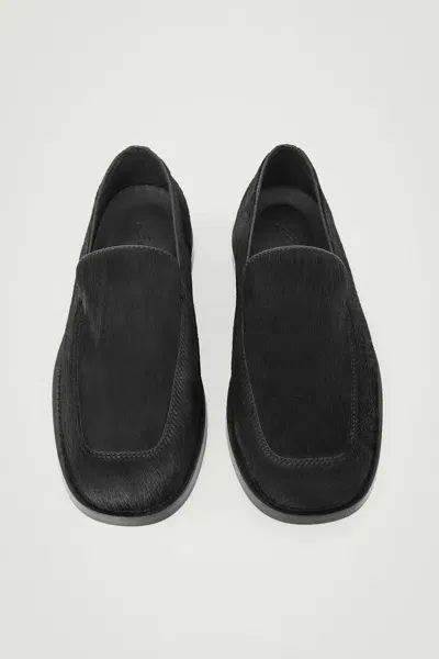 Cos The Pony Hair Loafers In Black