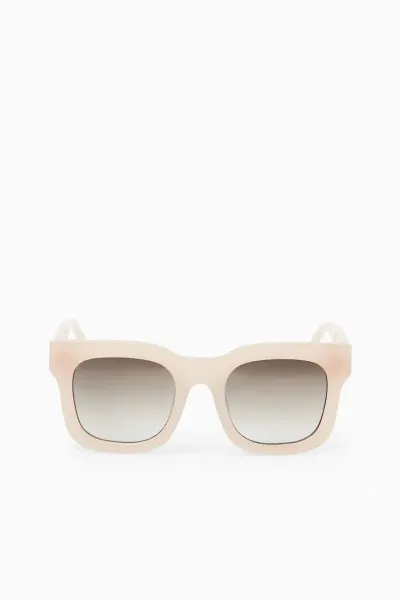 Cos Gaze Sunglasses - D-frame In Pink