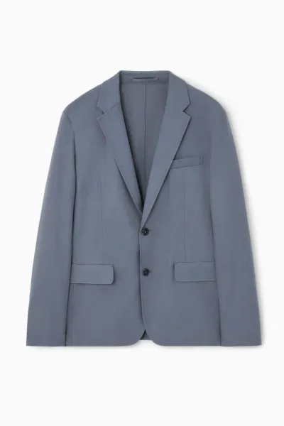 Cos Unstructured Blazer - Regular In Blue