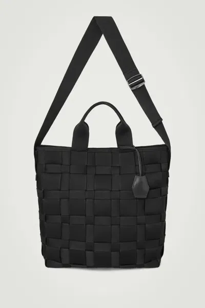 Cos Woven Tote - Webbing In Black