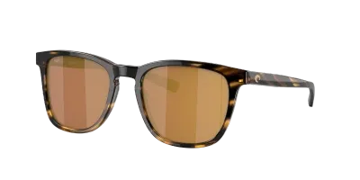 Costa Unisex Sunglass 6s2002 Sullivan In Gold Mirror