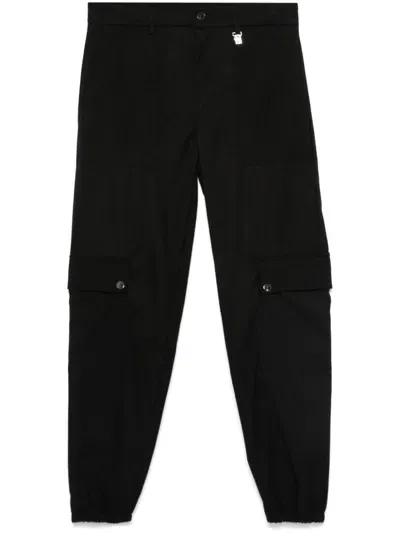 Costume National Contemporary Tapered Cargo Pants In 黑色