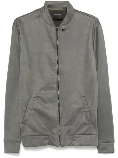 Costume National Contemporary Textured Bomber Jacket In 绿色