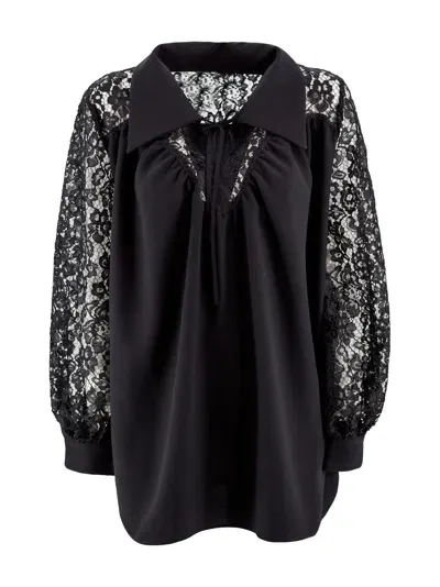 Cote Victoria Black Lace Shirt