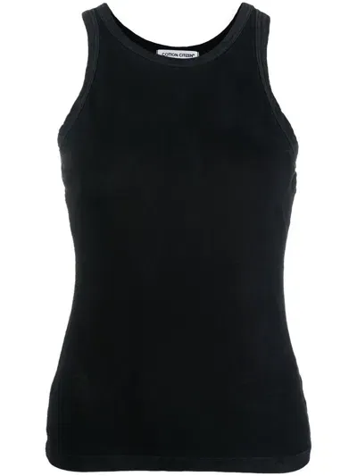 Cotton Citizen Fitted Cotton Vest In Black