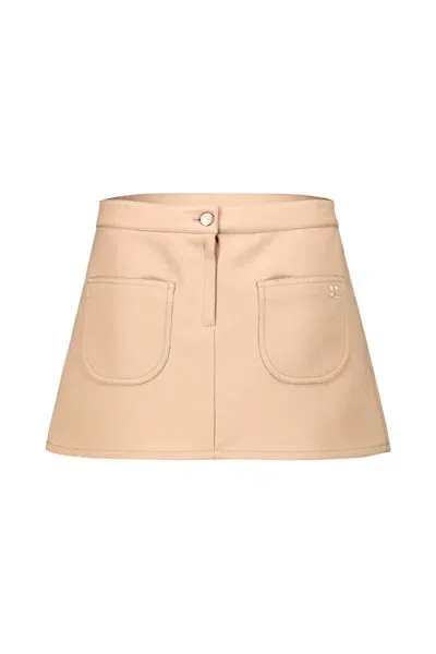 Courrèges Skirts In Beige