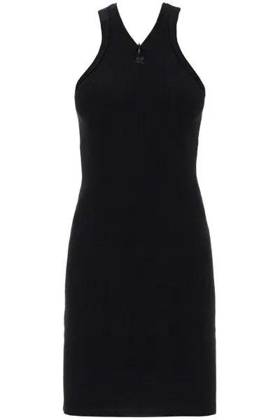 Courrèges Courreges "90's Criss Cross Mini Women In Black