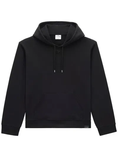 Courrèges Ac Fleece Hoodie In Black