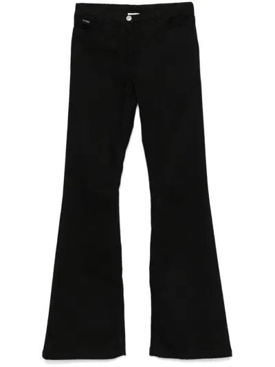 Courrèges Bootcut Jeans In Black