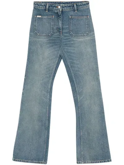 Courrèges Bootcut Jeans In Blue