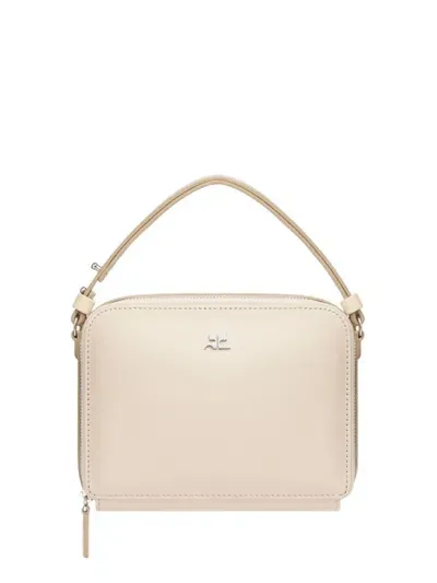 Courrèges Cloud Chained Bag In Neutrals